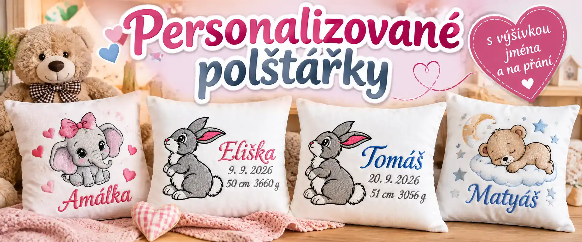 polštářky